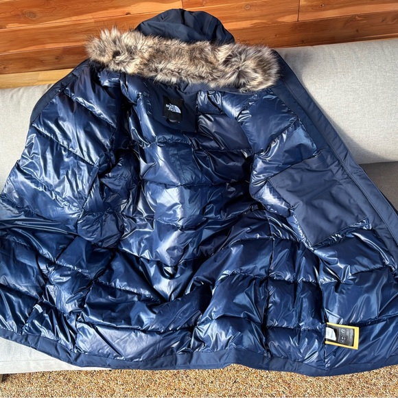 THE NORTH FACE Arctic Women's Summit Navy 600 Down Parka Coat Plus Size 2X 3X - Picture 12 of 16